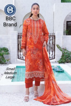 Premium Embroidery Lawn Luxury Suit
