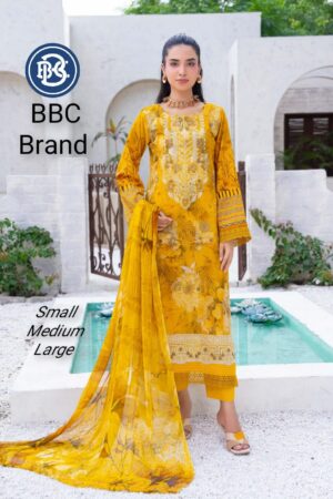Premium Embroidery Lawn Luxury Suit