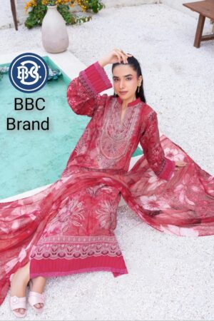 Premium Embroidery Lawn Luxury Suit