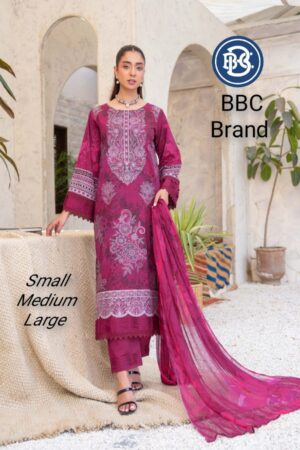 Premium Embroidery Lawn Luxury Suit