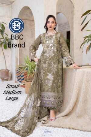 Premium Embroidery Lawn Luxury Suit