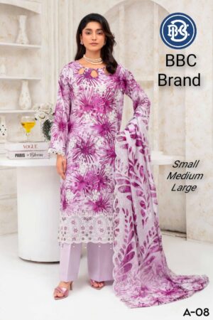 Premium Embroidery Lawn Luxury Suit
