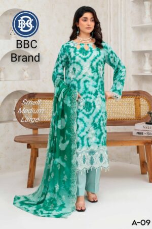Premium Embroidery Lawn Luxury Suit