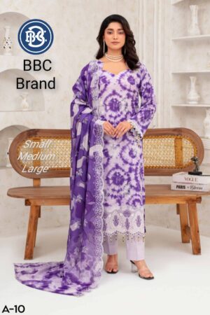 Premium Embroidery Lawn Luxury Suit