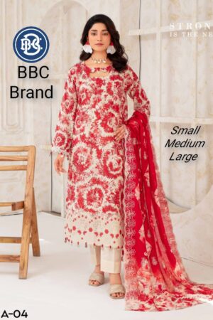 Premium Embroidery Lawn Luxury Suit