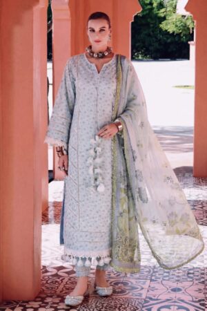 Digital printed premium lawn embroidery Unstitched