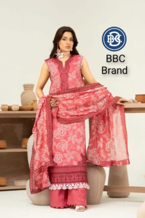 Premium embriodry lawn luxury suit