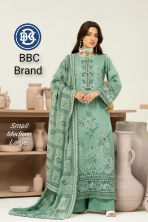 Premium embriodry lawn luxury suit
