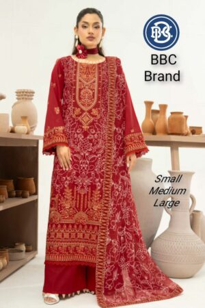 Premium embriodry lawn luxury suit