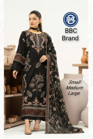 Premium embriodry lawn luxury suit