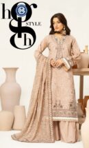 Premium embriodry lawn luxury suit