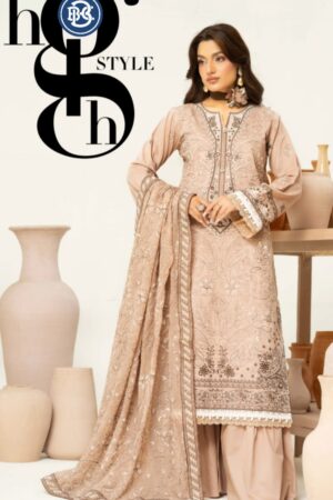 Premium embriodry lawn luxury suit