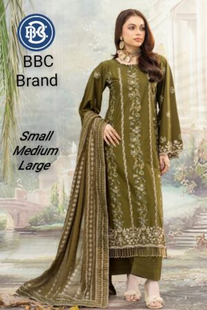 Premium embriodry lawn luxury suit