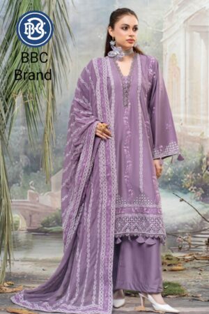 Premium embriodry lawn luxury suit