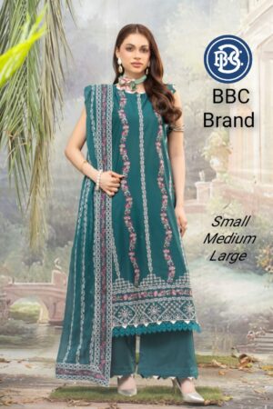Premium embriodry lawn luxury suit