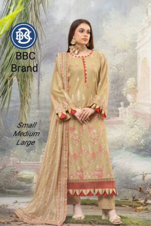 Premium embriodry lawn luxury suit