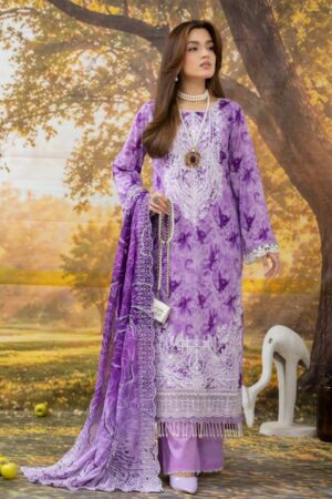 Digital Printed Embroidery 3P Suit