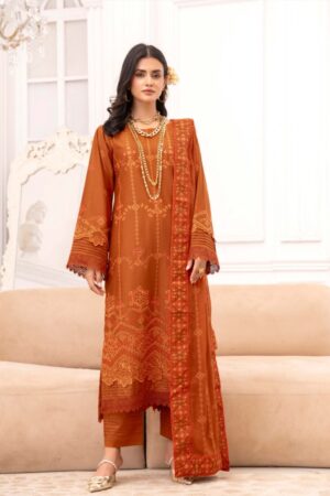 Digital Printed Embroidery 3P Suit